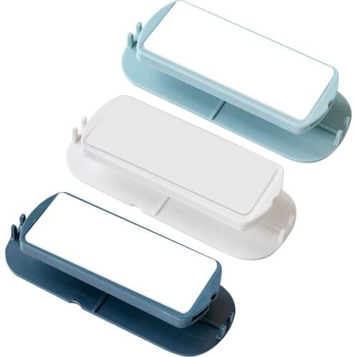 Self Adhesive Power Strip Fixator Wall Mount Punch Free Socket Cable Fixer Rack Holder for Remote Control Organizer