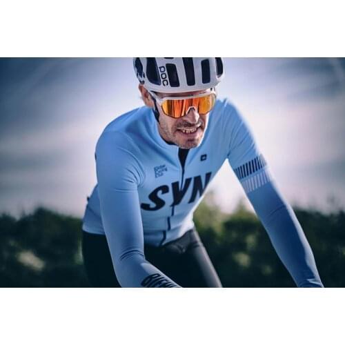 Aero fit Pro Cycling Jersey men lightweight Long sleeve Race fit jerseys Road bike racing shirt aerodynamic print Cycling gear
