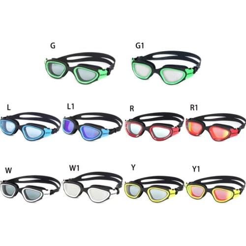 Waterproof Silicone Glasses Professional Goggles Anti Fog And Anti Ultraviolet Adjustable Swimming Glasses