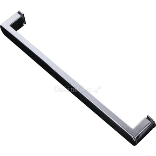 1PCS 304 Stainless Steel Shower Door Chrome Handle Bathroom Glass Door Handles Hardware Hole Distance 440/500MM GF98