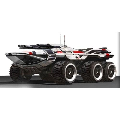 Mass effect M35 MAKO Chariot 3D Paper Model DIY