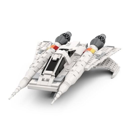 ISSD Mini Assault Ship Light Cruiser 6211 Modified Interceptor Wing fighterStar Rebellion Space Wars Building Blocks Toys Kids