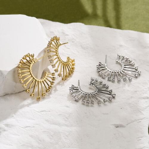 Women's Gold Earrings HECHENG China