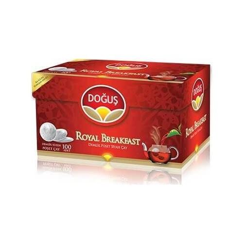 PERFECT WITH ITS WONDERFUL DRINK Dogus Tea Royal Breakfast Teapot Bag Black 100 pcs FREE SHİPPİNG