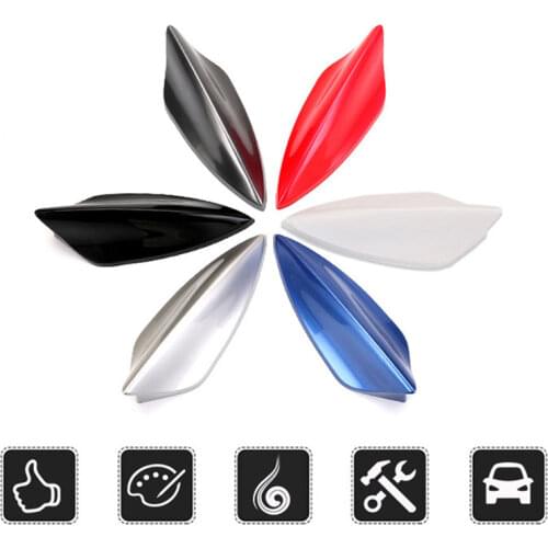 Upgraded Signal Universal Car Shark Fin Antenna Auto Roof FM AM Radio Aerial Replacement Car Accessories for Dodge Toyota Ford