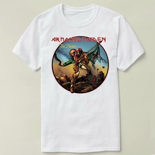 Armored Maiden tee short sleeve cotton t-shirt women and men