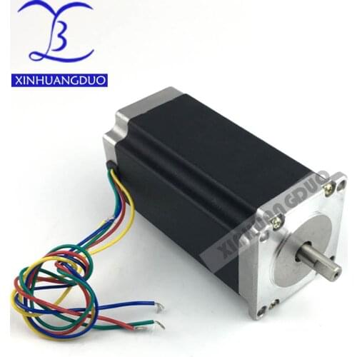 Nema 23 Stepper Motor 57BYGH112 425oz-in 112mm 3A CE ROHS ISO 3D Printer Robot Foam Plastic Metal