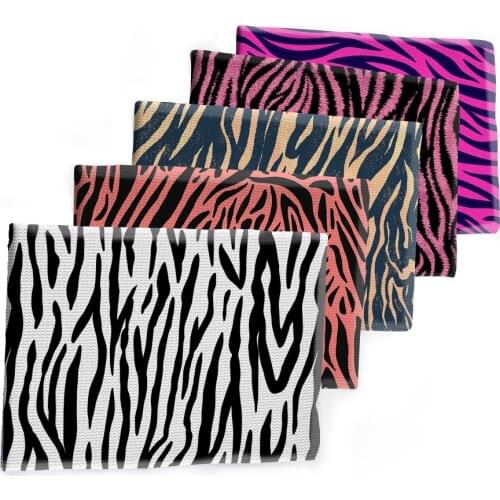 Zebra Stripes Design Pattern Printed Bullet Textured Liverpool Patchwork Tissue Kids home textile 50*145cm