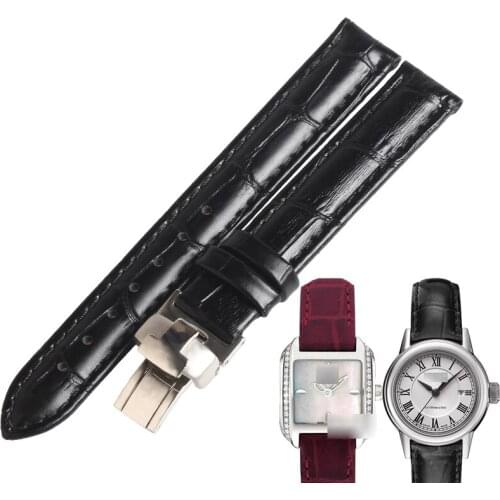 WENTULA watchbands for tissot T02 T-WAVE T028 calf-leather band cow leather Genuine Leather leather strap watch band 14MM