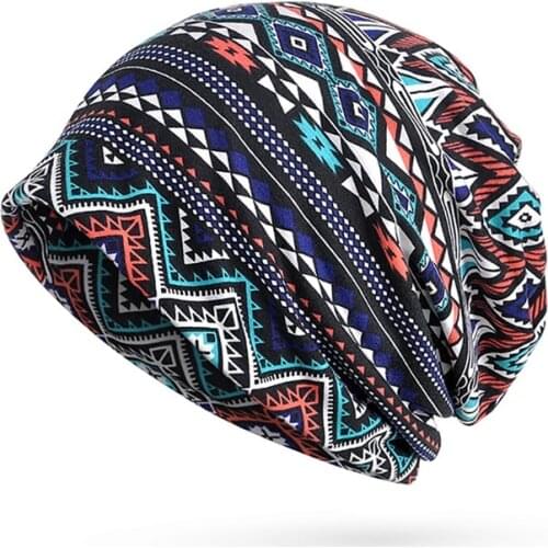 Sport Running Cap Scarf Adult Geometric Printed Sunshade Breathable Elastic Hat Neck Warmer Travel Headwear Scarf Hat1
