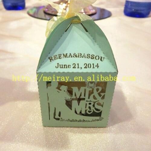 Mr&mrs wedding box,candy box bride and groom,bride and groom cupcake decoration