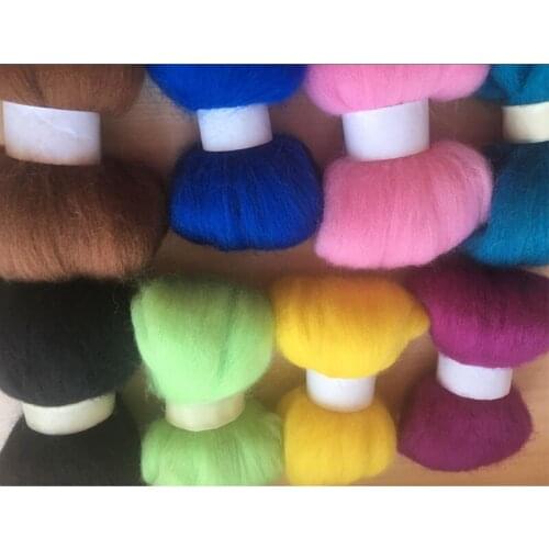WFPFBEC wool felt poke fun 10g/8pcs/lot 80g+gift free shipping