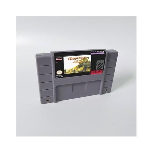 Wizardry I-II-III - RPG Game Card US Version English Language Battery Save