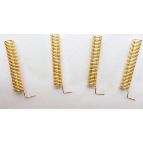 100pcs/lot 315MHz 27mm helical Antenna Golden plated copper welding antenna SW315-TH23