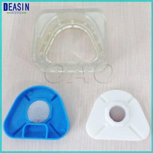 2 set Dental Lab Magnetic Silicone Plaster Mould Former Split Base Model Moulds Full Arch