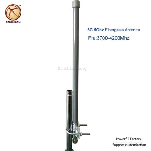 3700-4200Mhz Outdoor waterproof Omni 10dBI 5G 5Ghz Fiberglass Antenna