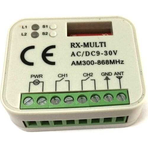 5pieces Auto scan multi frequency garage door receiver AM 300-868Mhz beautiful