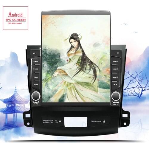 9.7' IPS Car Multimedia Android 10.0 AutoRadio For For Mitsubishi Outlander XL 2005-2011 GPS Navigation Stereo DSP Video Player