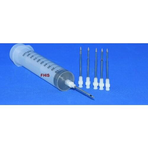 BBQ Grill Turkey Injector Deep Grilling 100ml Flavor Marinade Injector and 5Pcs Environmentally Friendlyl 3 Inch Needle Exchange