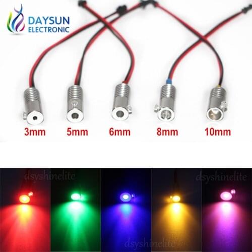 Free Shipping DC12V 2W Led Light Source 9 Colors Mini Illuminator LED Emitter Side Glow Fiber Optic Lamp Car Use Home Use