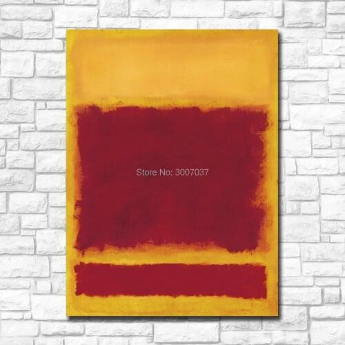 Free shipping Abstract Mark Rothkos Composition Modern Handmade Oil Painting For Living Room No Frame Home Decor ship by DHL