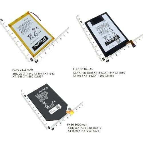 DEPALAI Motorola Moto X Style Batteries