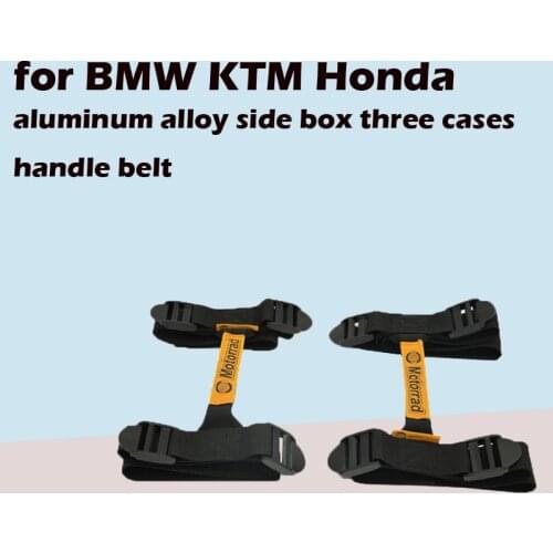 For BMW KTM Honda Aluminum Alloy Side Box Three Cases Handle Belt, Suitable For All Aluminum Side Box Handle A Pair