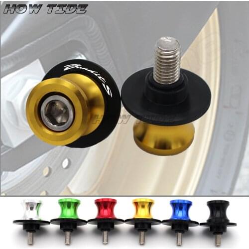 For Suzuki Bandit 650S 2015 High Quality Motorcycle Accessories CNC Aluminum M8 Swingarm Spools Slider Stand Screw