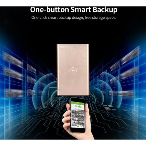 NAS Drive Enclosure Remote Access 2.5inch HDD/SSD NasCloud H2 Fast Speed USB3.0 Port Nas Server Attached Storage Nas Hdd Backup