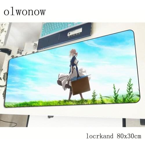 Violet evergarden mousepad gamer Colourful 800x300x3mm gaming mouse pad Christmas giftsnotebook pc laptop padmouse ergonomic mat