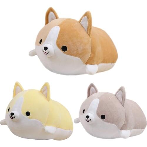Cute Dog Doll Plush Toy Stuffed Soft Animal Corgi Chai Pillow Christmas Gift For Kids Gift Toy Kawaii Valentine Present