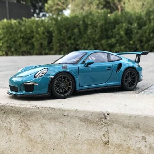 Welly 1:24 Porsche 911GT3 RS alloy car model Diecasts & Toy Vehicles Collect gifts Non-remote control type transport toy