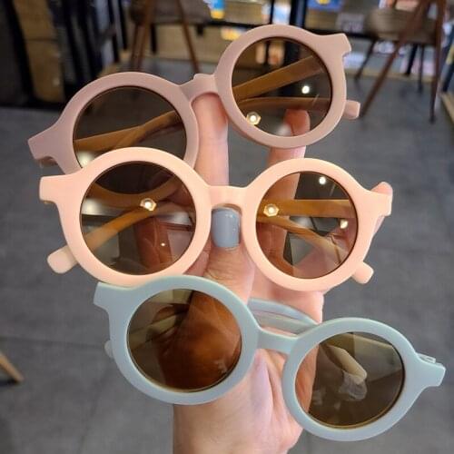 Fashion Round Kids Sunglasses Boys Girls 2021 New Colorful Sun Glasses Vintage Cute Children Eyewear Lentes De Sol