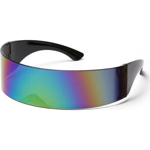 Fashion Prom Sunglasses Women Men Disco Bar Club Party Sun Eyeglasses Perform Eyewear Shield Sunglasses Unisex Spectacles UV400