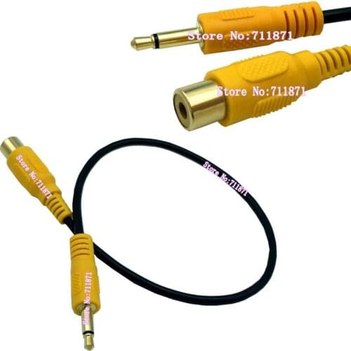 Mono 3.5 RCA Audio Cable Line Gold Plated 3.5mm Mono Male to RCA Female Audio Line Mono 3.5 Male RCA Female Audio wire cord