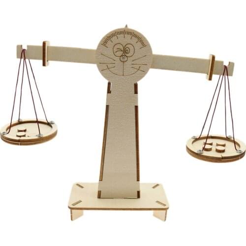 Science and Technology DIY Balance Scale Primary School Students Science Experiment Small Invention Puzzle Toy Stem Education