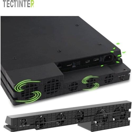 For PS4 Pro Cooler Cooling Fan For PS4 Pro USB External 5-Fan Super Turbo Temperature Control For Playstation 4 Pro Console
