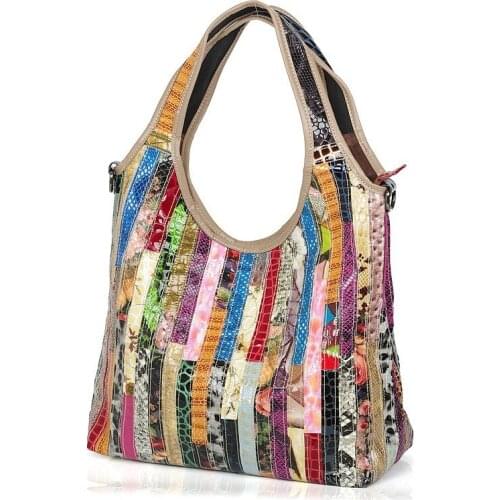 Luxury Split Leather Handbags Women Bags Designer Vintage Shoulder Colorful Crossbody Bags For Women Ladies Bagpack