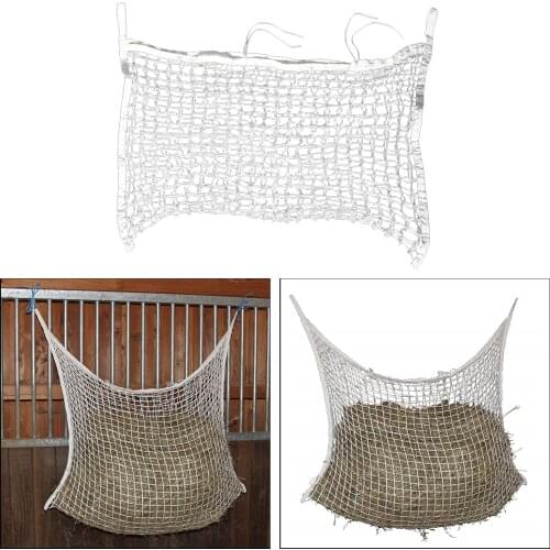 Hay Bag Horse Cattle Cow Feed Hay Net Horse Hanging Mesh Bag Equestrian Horse Feeder Bag Feeding Supplies