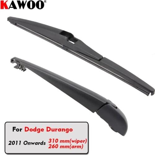 KAWOO Car Rear Wiper Blade Blades Back Window Wipers Arm For Dodge Durango Hatchback (2011-) 310mm Car Accessories Styling