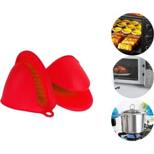 Silicone Cooking Gloves Resistant Oven Mitt BBQ Kitchen Anti-slip