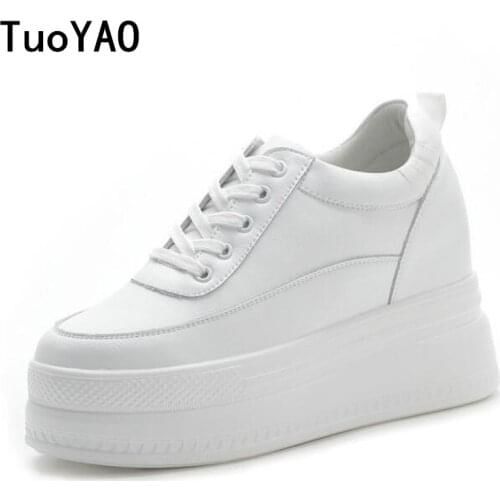 TuoYAO Women's Hidden Platform Shoes