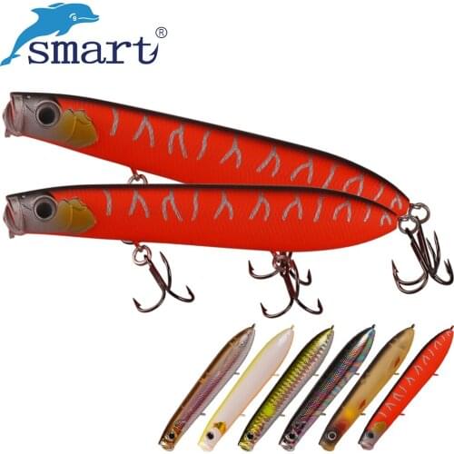 SMART Popper Bait 105mm14.5g Top Water Fishing Lure Isca Artificial Para Pesca Leurre Peche Souple Fishing Wobbler Leurre Souple