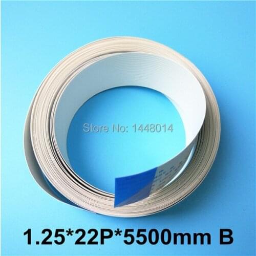 1.25*22P*5500mm B DX5 DX7 head main board long data cable for Wit-color Smart 9000 9200 eco solvent printer flat cable 22Pins