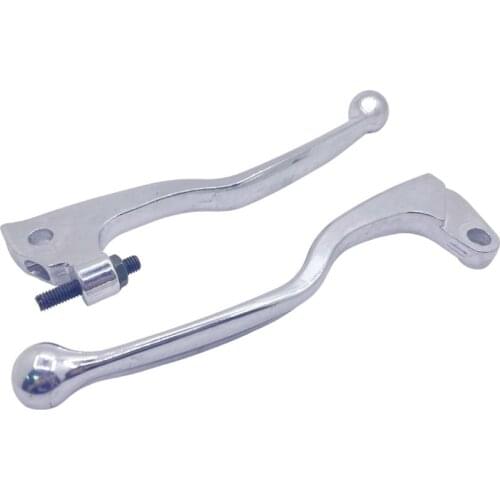 1 Pair CNC Chrome Motorcycle Front Brake Clutch Levers For Yamaha YZ80 YZ125 DT125 200 TW225 XT TTR YZ 250 TT350 YZ490 TT XT 600