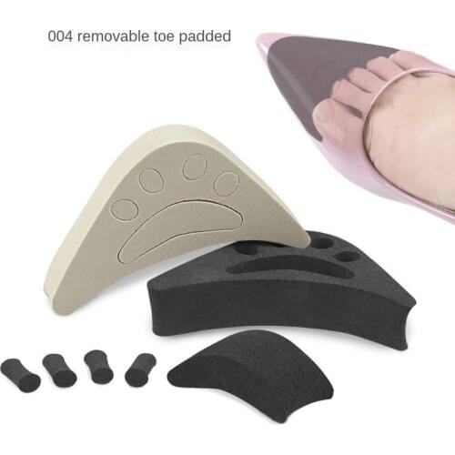 1 Pair High Heels Toe Plug Half Sponge Shoes Cushion Feet Filler Insoles Forefoot Pad Insert Adjustment Pads for Women 2020 New