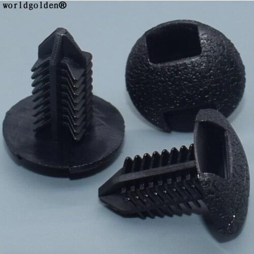 Worldgolden 100pcs auto fasteners Luggage Compartment Trim Push-Type Retainer for Toyota 90467-08186