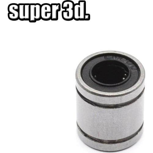 12pcs LM8SUU Linear Bushing 8mm 8 mm x 15 mm x 17 mm Linear Ball Bearing for 3d printer parts LM8 cnc parts