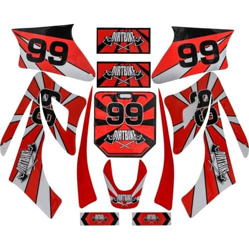 3M GRAPHICS KIT Decals Sticker For Apollo Orion 110cc 125cc 150cc 250cc Motor Dirt Pit Bike Parts