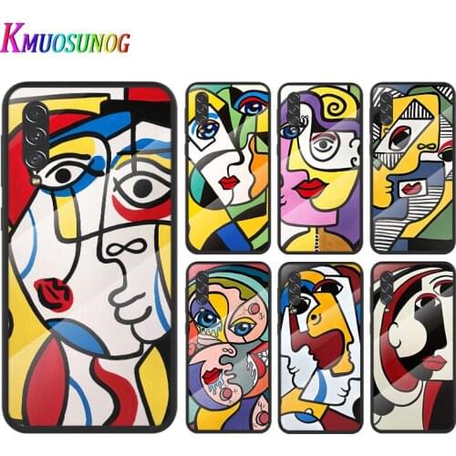 Picasso Abstract Art For Samsung Galaxy A91 A81 A72 A71 A52 A51 A41 A31 A21S A11 A01 Tempered Glass Cover Phone Case
